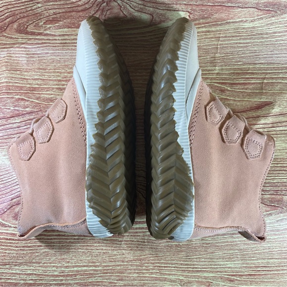 Sorel Out N and About Leather Waterproof Duck Ankle Boot Pink 7 - Picture 4 of 10